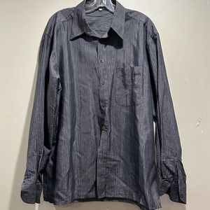 Bardelli gray dress shirt. Size XL